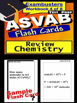cover image of ASVAB Test Chemistry Review&#8212;Exambusters Flashcards&#8212;Workbook 4 of 8
